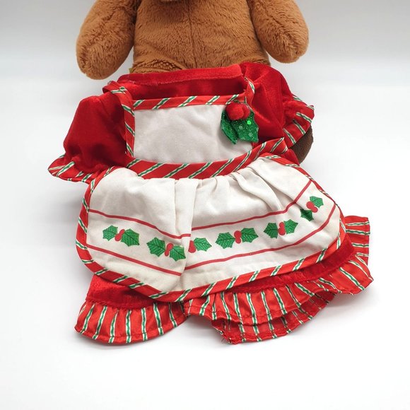 Build A Bear Stuffed Christmas Moose Plush Toy Sanitized Collectable Holiday - Picture 11 of 11